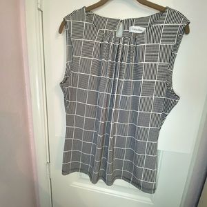 Calvin Klein shell top. Size large